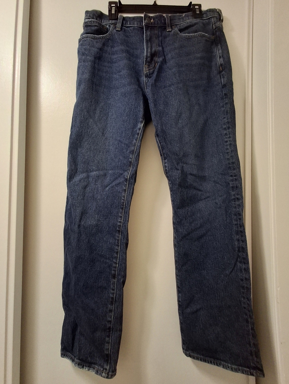 Madewell Mens 1991 Straight-Leg Jeans, midwash blue, sz 33x32